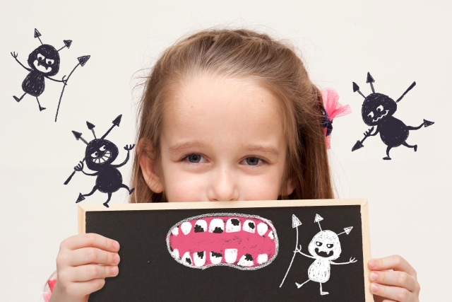 子どものむし歯が疑われる症状
